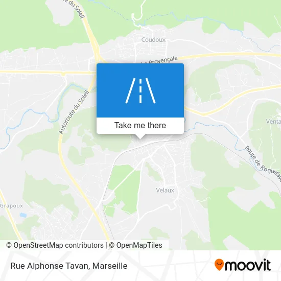 Rue Alphonse Tavan map