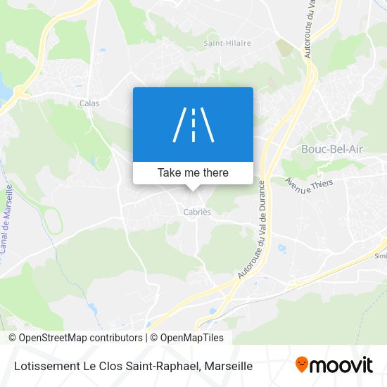 Lotissement Le Clos Saint-Raphael map