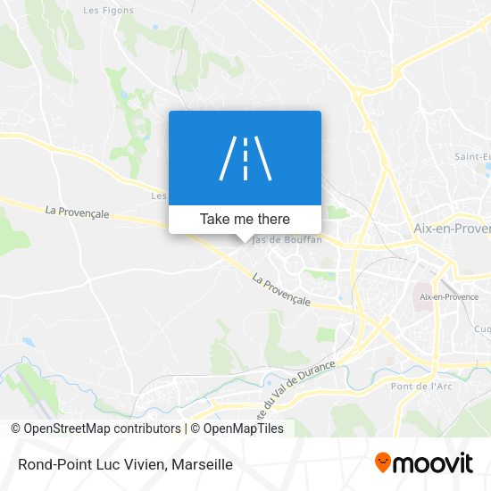 Rond-Point Luc Vivien map