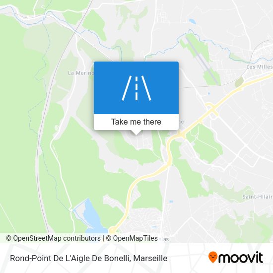 Rond-Point De L'Aigle De Bonelli map