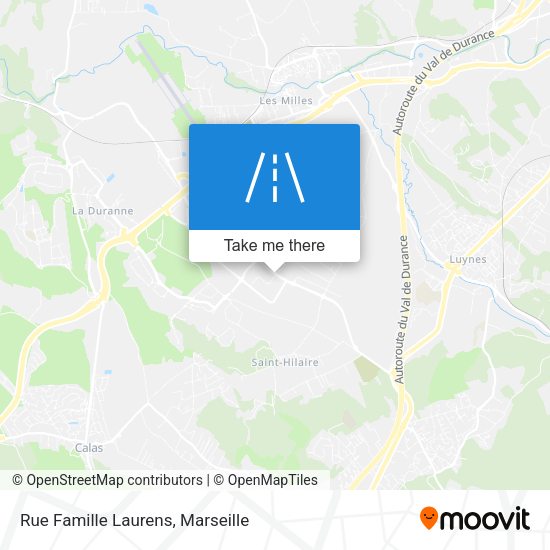 Rue Famille Laurens map