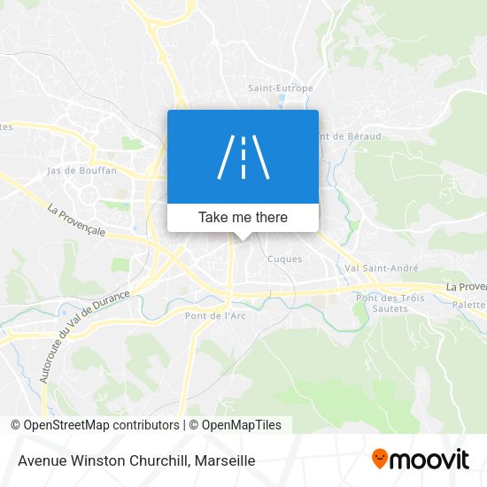 Avenue Winston Churchill map