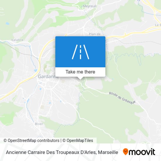 Ancienne Carraire Des Troupeaux D'Arles map