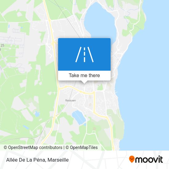Allée De La Péna map