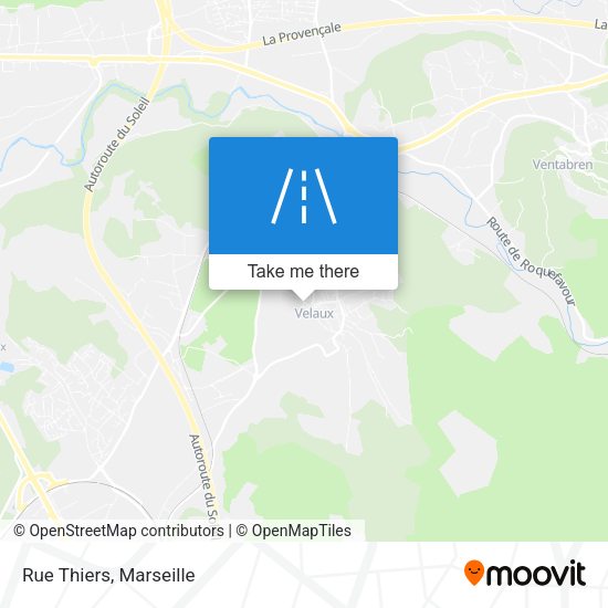 Rue Thiers map