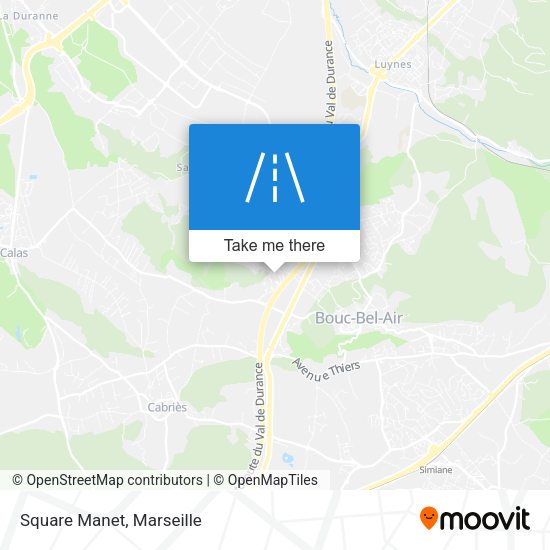 Square Manet map