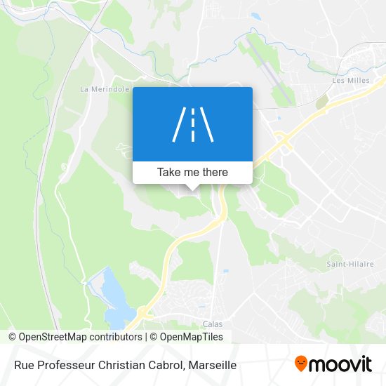 Rue Professeur Christian Cabrol map