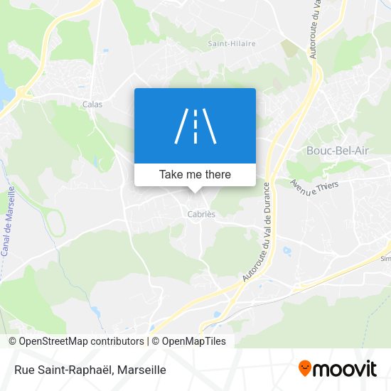 Rue Saint-Raphaël map