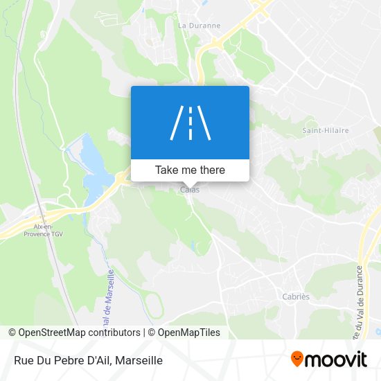 Rue Du Pebre D'Ail map