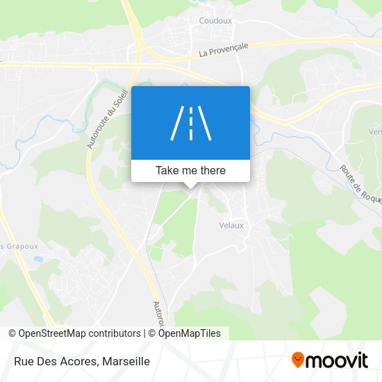 Rue Des Acores map