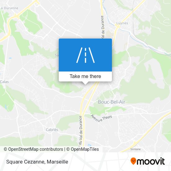Square Cezanne map