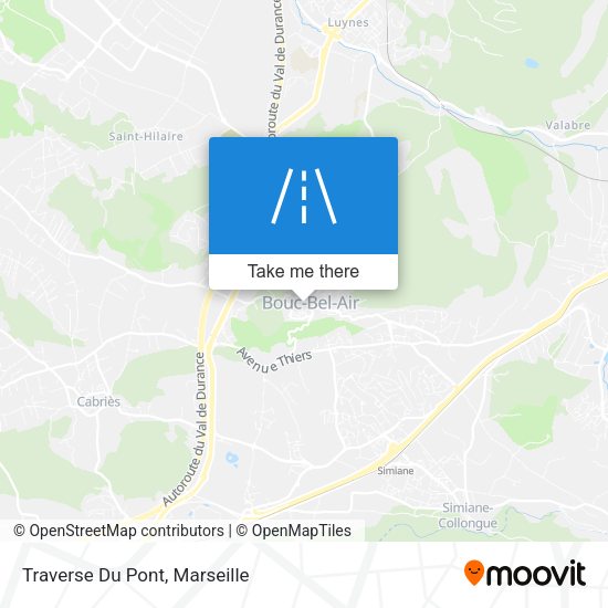 Traverse Du Pont map