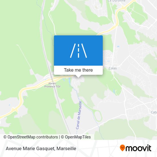 Avenue Marie Gasquet map