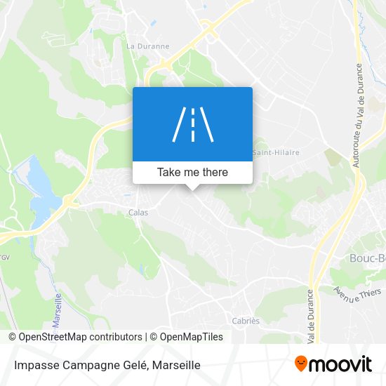 Impasse Campagne Gelé map