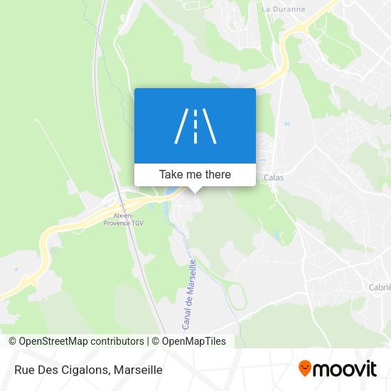 Rue Des Cigalons map