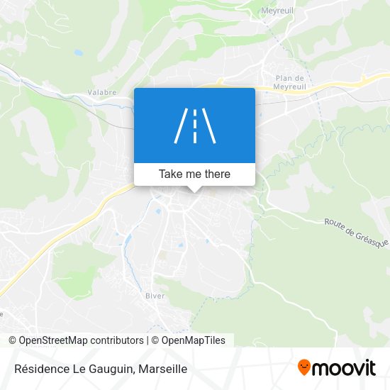 Résidence Le Gauguin map