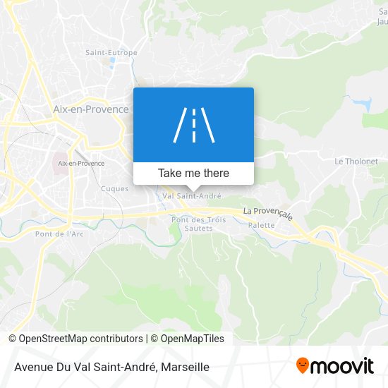 Avenue Du Val Saint-André map