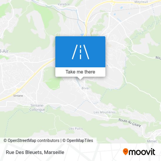 Rue Des Bleuets map