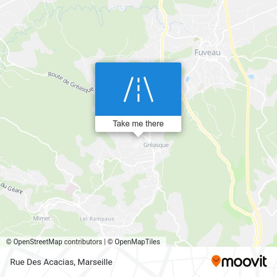 Rue Des Acacias map