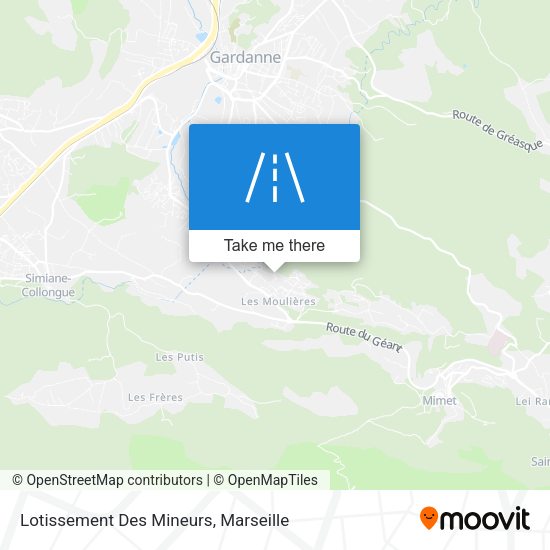 Lotissement Des Mineurs map