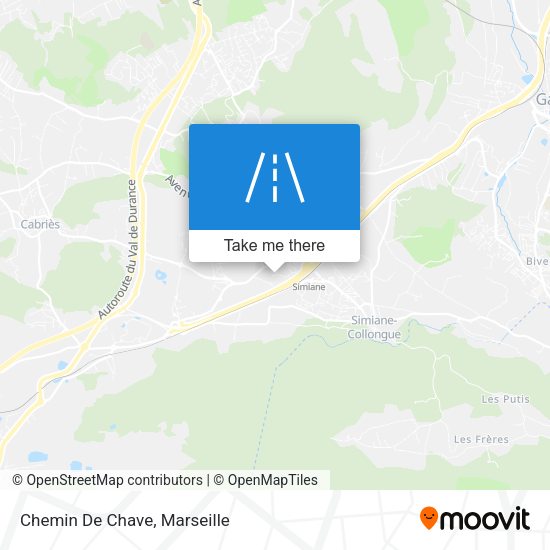 Chemin De Chave map