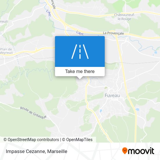 Impasse Cezanne map