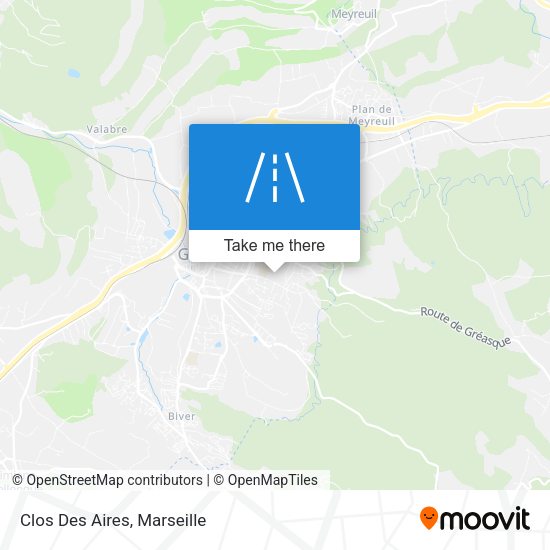 Clos Des Aires map