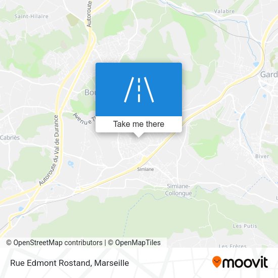 Rue Edmont Rostand map