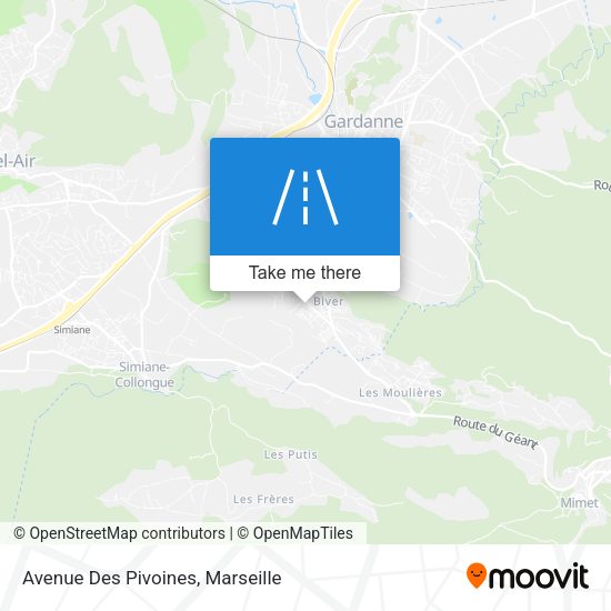 Avenue Des Pivoines map