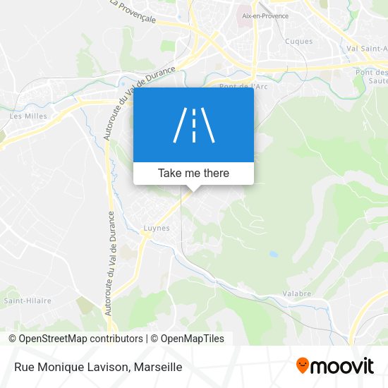 Rue Monique Lavison map