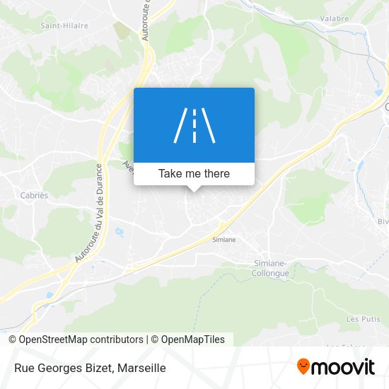 Rue Georges Bizet map
