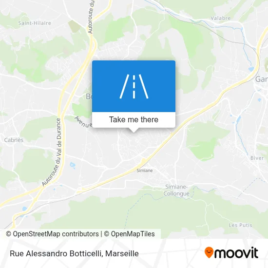 Rue Alessandro Botticelli map