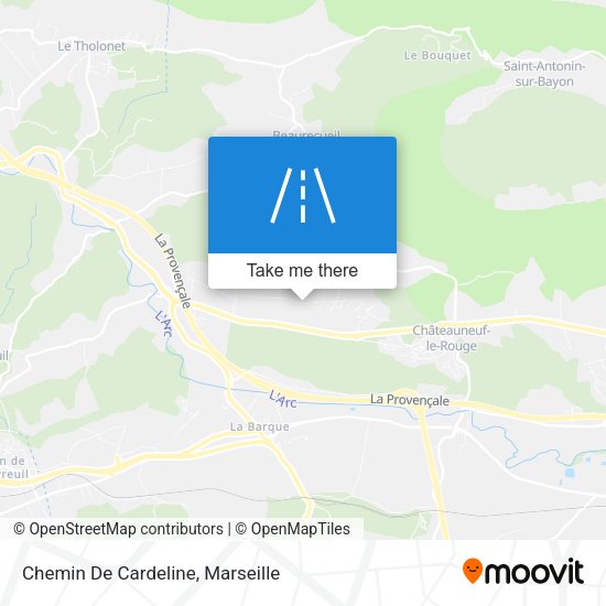 Chemin De Cardeline map