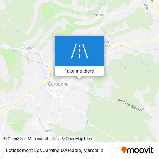 Lotissement Les Jardins D'Arcadie map