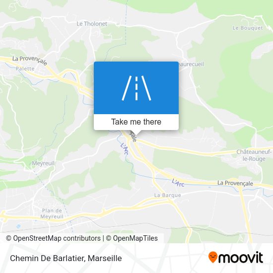 Chemin De Barlatier map