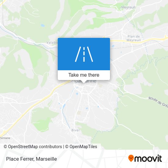 Place Ferrer map