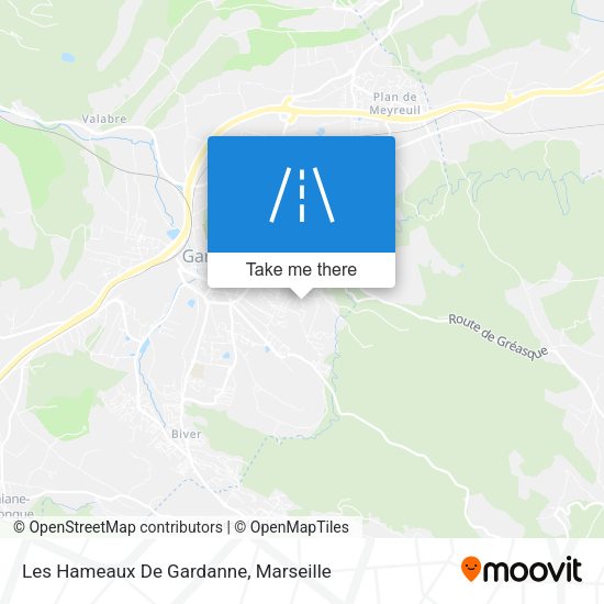 Les Hameaux De Gardanne map