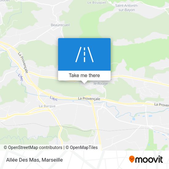 Allée Des Mas map