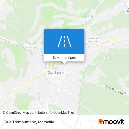 Rue Tremountano map