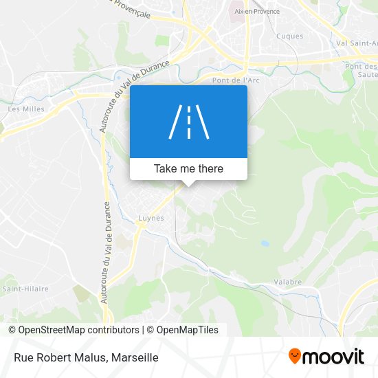 Rue Robert Malus map