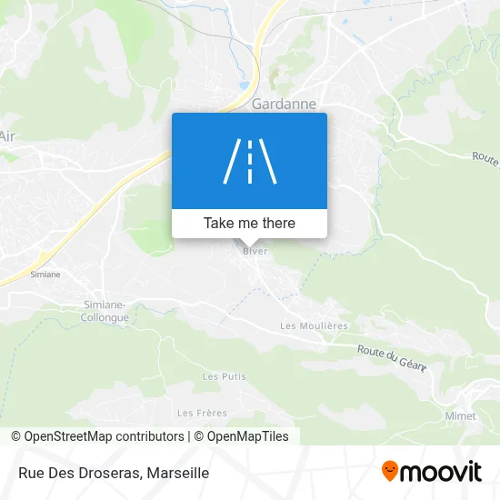 Rue Des Droseras map