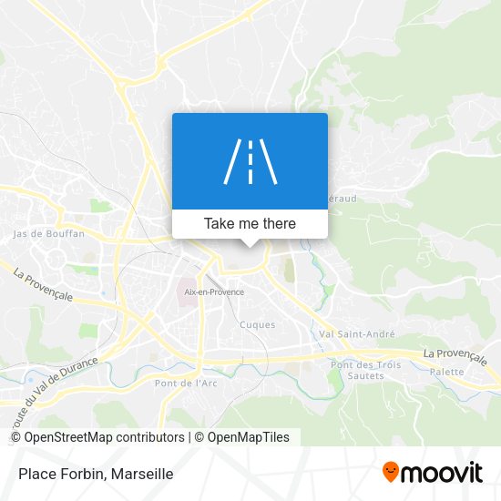 Place Forbin map