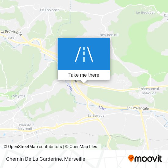 Chemin De La Garderine map