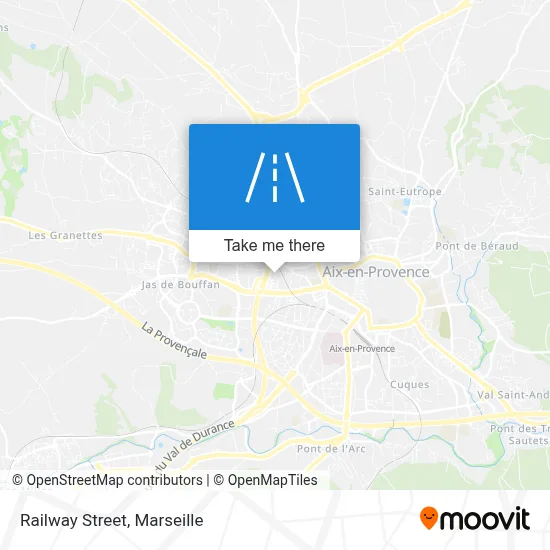 Rue Du Chemin De Fer map