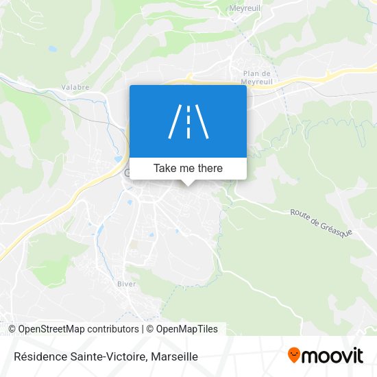 Résidence Sainte-Victoire map