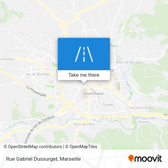 Rue Gabriel Dussurget map