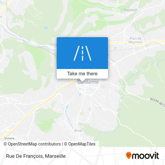 Rue De François map