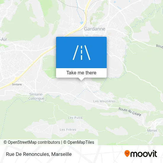 Rue De Renoncules map