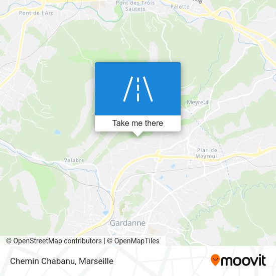 Chemin Chabanu map