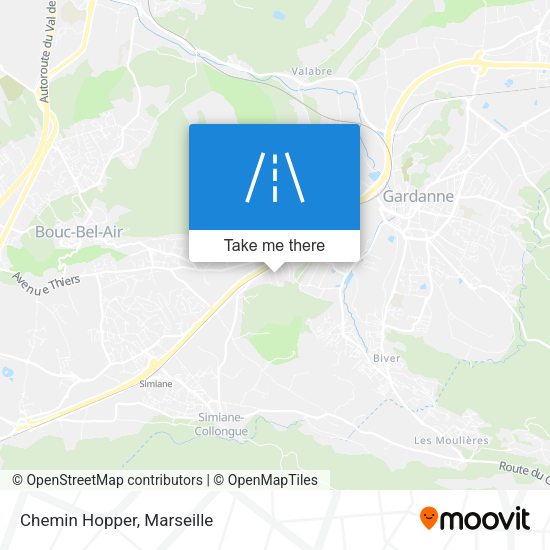 Chemin Hopper map